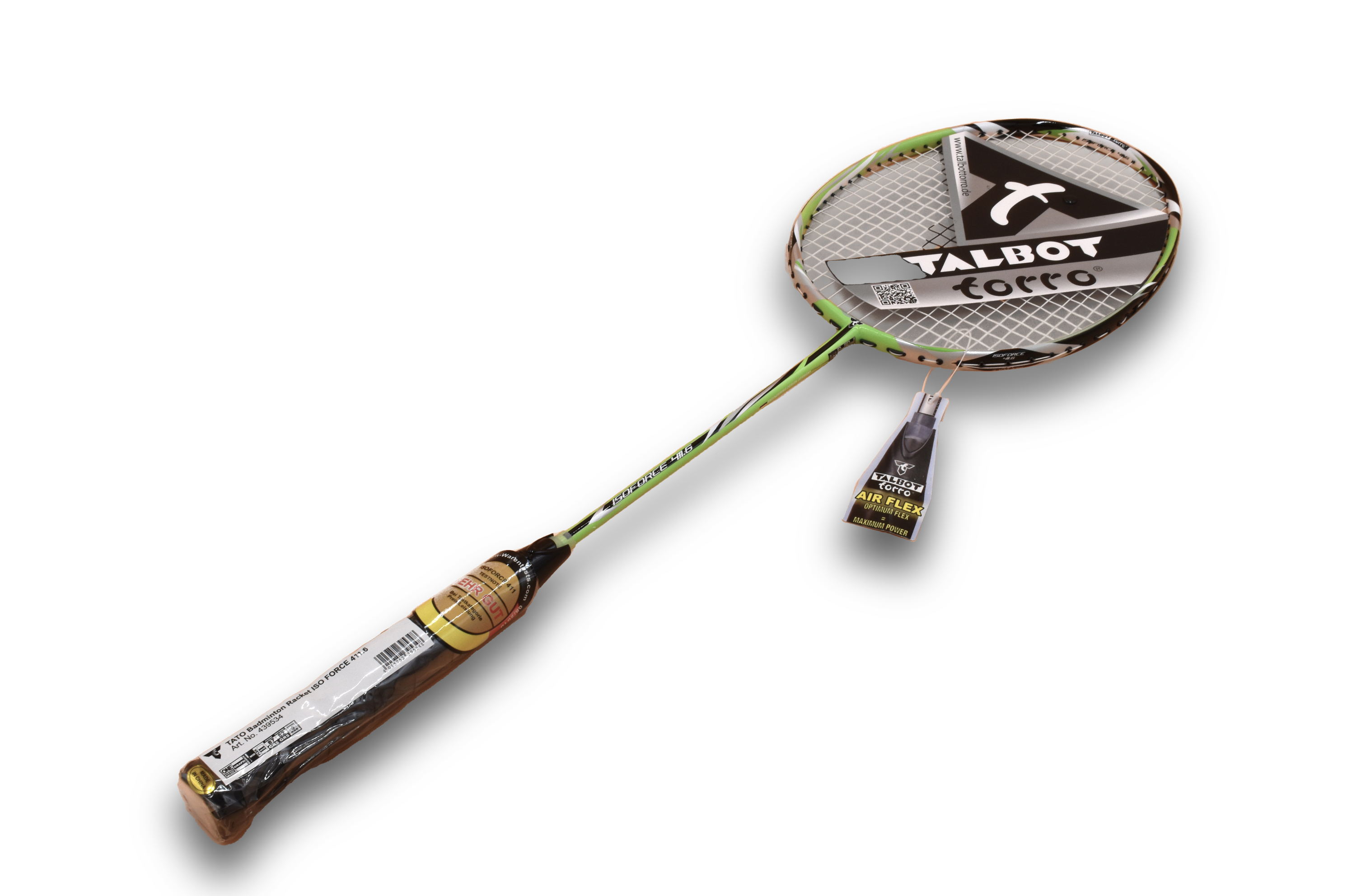 Talbot Torro Isoforce 411.6 Badminton Racket – Vertex Sports